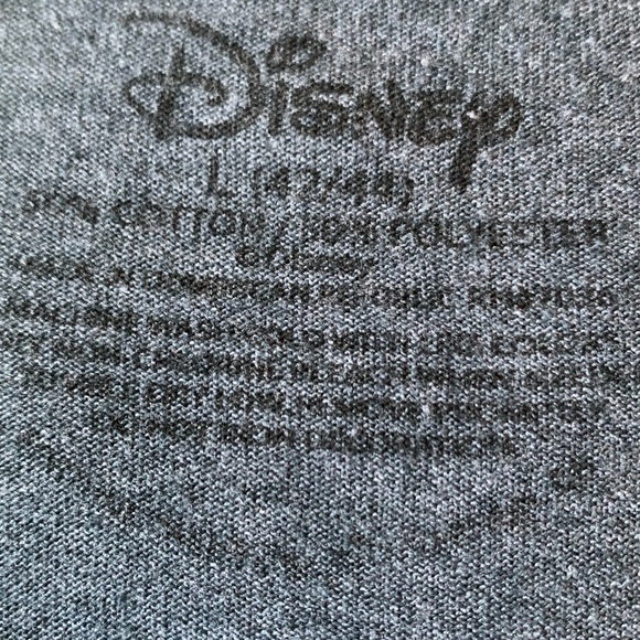 Disney Characters Graphic Gray T-Shirt Unisex Size Large - Picture 6 of 7
